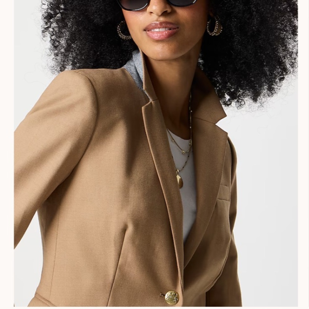J crew camel Original schoolboy blazer - Picture 2 of 4